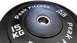 Peak Fitness Bumper Plate - 15 kg