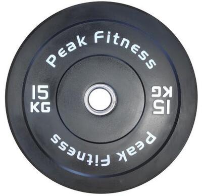 128 kg Bumper Vægtsæt - Peak Fitness