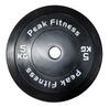 128 kg Bumper Vægtsæt - Peak Fitness